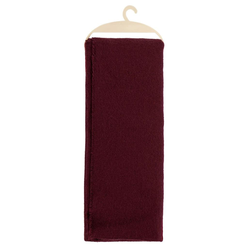 Eklips Düz Bordo Atkı