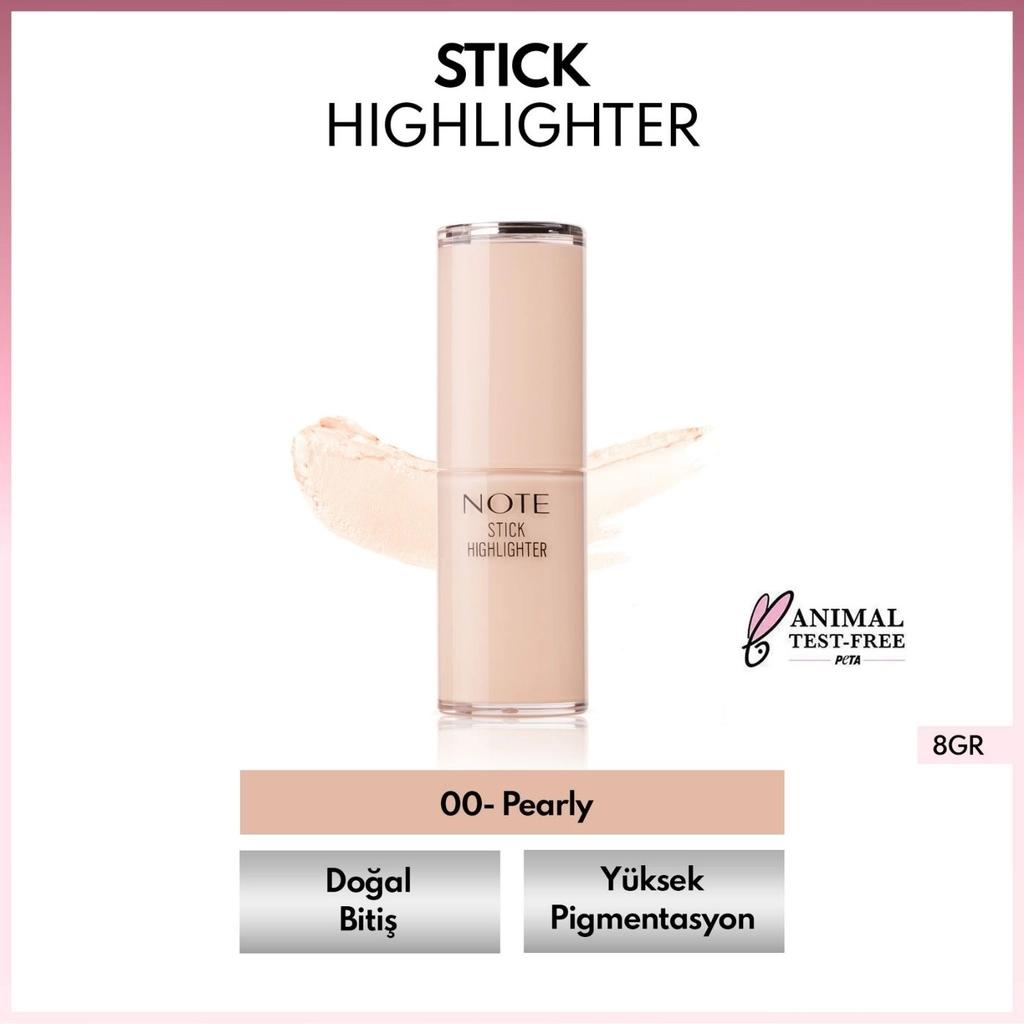 Note Cosmetics Stick Highlighter in Pearly 5.5g