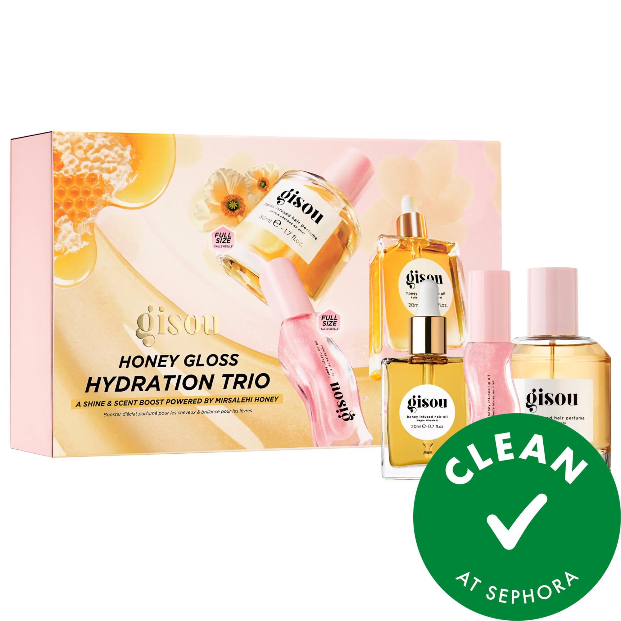 GHD - Honey Gloss Hydration Trio Set for Dry, Damaged Hair & Lips - Natural, Gluten-Free Hair Care & Lip Care Products GHD Honey Gloss Hydration Trio Set - Natural Hair & Lip Care Hair care set, Lip care products, Natural beauty products, Gluten-free cosmetics, Hydrating hair oil, Honey infused lip oil, Hair perfume, Gifts for her, Beauty gift sets, Hair care routine, Lip care routine, Natural hair care, Gluten-free beauty products