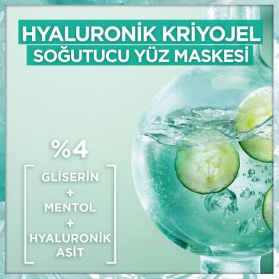 Garnier Hyaluronic Cooling Anti-Fatigue Face Mask: Hydrating Cucumber Kriyojel Single-Use for Tired Skin Garnier Hyaluronic Cooling Face Mask | Hydrate & Revitalize hyaluronic acid face mask, cooling face mask, anti-fatigue face mask, hydrating face mask, cucumber face mask, single use face mask, garnier face mask, kriyojel face mask, facial mask, hyaluronic acid, cucumber extract, anti-fatigue, cooling, moisturizing, single-use, skincare, tired skin, dull skin, hydrating, refreshing, revitalizing, radiant,