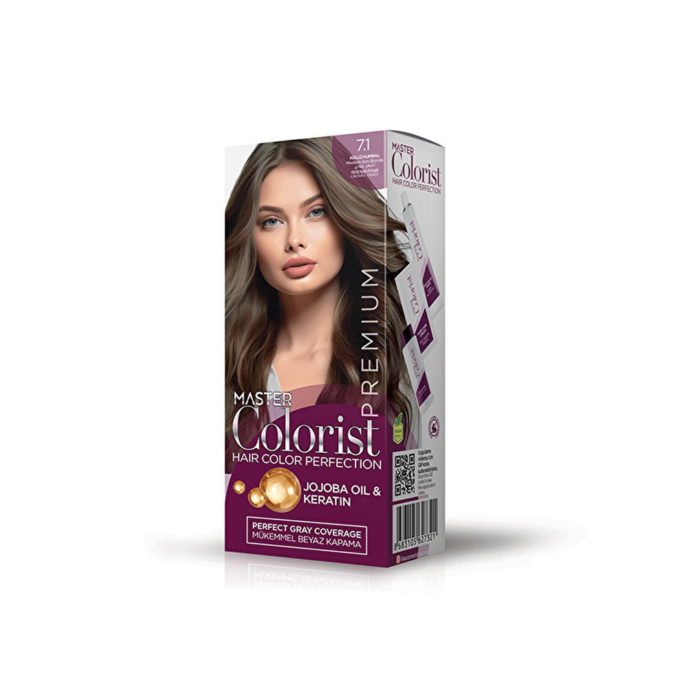 Master Colorist Premium Krem Saç Boyası - Nourishing Hair Dye with Keratin Mask & Jojoba Oil - Hair Mask
