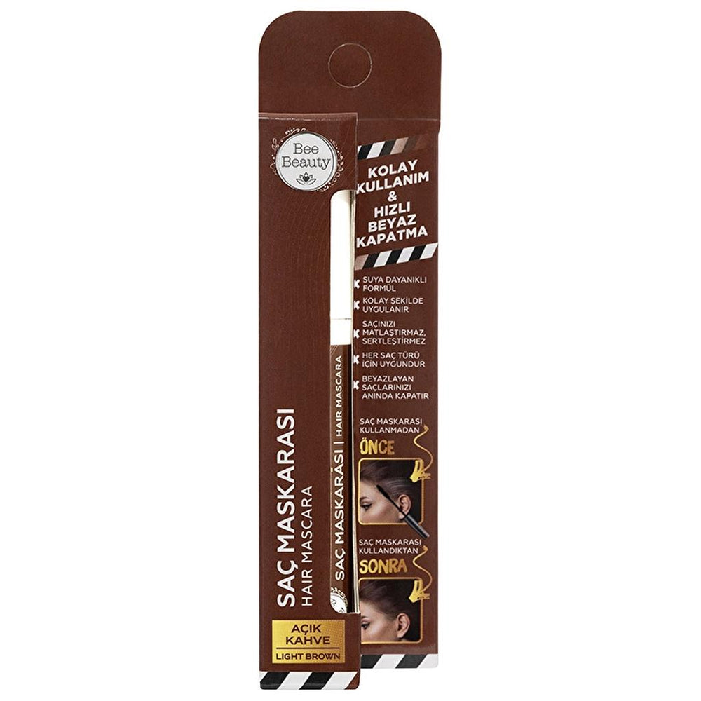 Bee Beauty Hair Mascara for Light Brown Hair 10ml