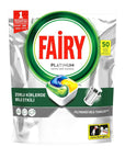 Fairy Platinum Dishwasher Tablets for Sparkling Clean 50 Count