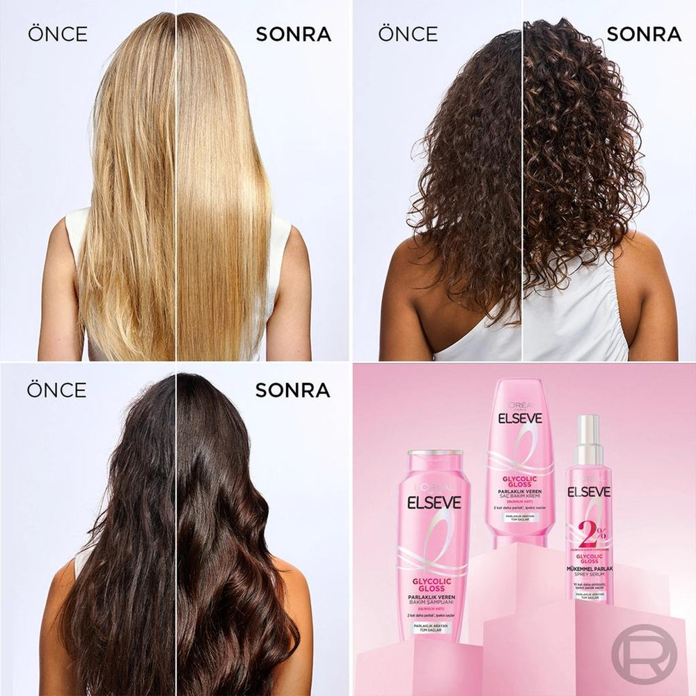 L'Oreal Paris Elseve Glycolic Gloss Shine Shampoo 300ml