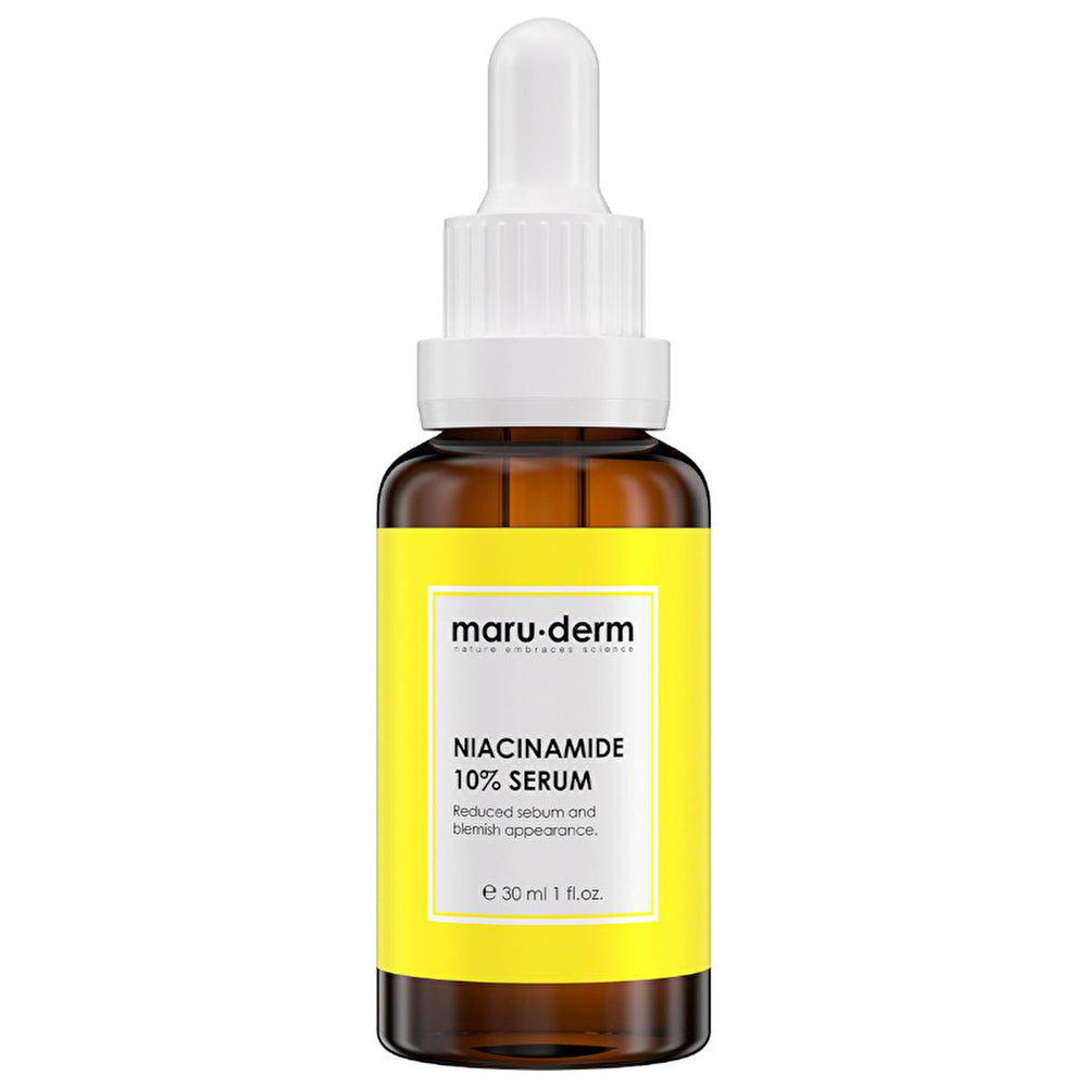 Maruderm Niacinamide 10% + Hyaluronic Acid Serum: Brighten, Hydrate & Balance Oily Skin | Even Skin Tone, Reduce Pores Maruderm Niacinamide Serum: Brighten & Hydrate Oily Skin Niacinamide serum, Hyaluronic acid serum, Skin brightening serum, Oil control serum, Even skin tone serum, Face serum for oily skin, Hydrating face serum, Maruderm serum, Niacinamide, Hyaluronic Acid, Panthenol, Allantoin, Face Serum, Skin Care, Beauty, Oily Skin, Combination Skin, Uneven Skin Tone, Redness, Inflammation, Skin Healing