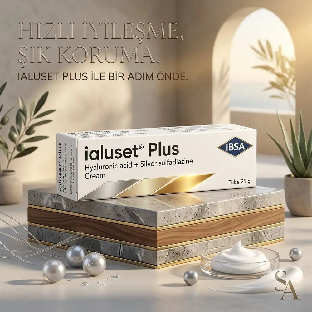 Ibsa Ialuset Cream Hydrating Skin Care 25g