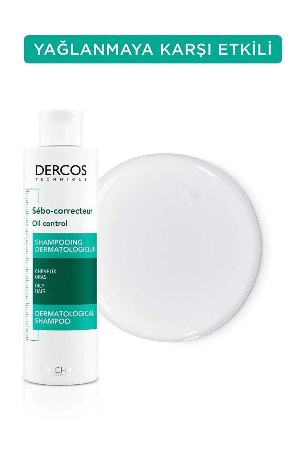 Vichy Dercos Oil Control Shampoo - Dermatological Anti-Dandruff Shampoo for Oily Hair, Paraben-Free, 6.76 fl oz Vichy Dercos Oil Control Shampoo - Anti-Dandruff for Oily Hair Vichy Dercos Oil Control Shampoo, Anti-dandruff shampoo, Dermatological shampoo, Oily hair care, Paraben-free shampoo, Salicylic Acid, Sodium Glycolate, Hair care for oily scalp, Sebum regulation, Scalp health, Clean beauty, Cosmetic products, Shampoo for oily hair