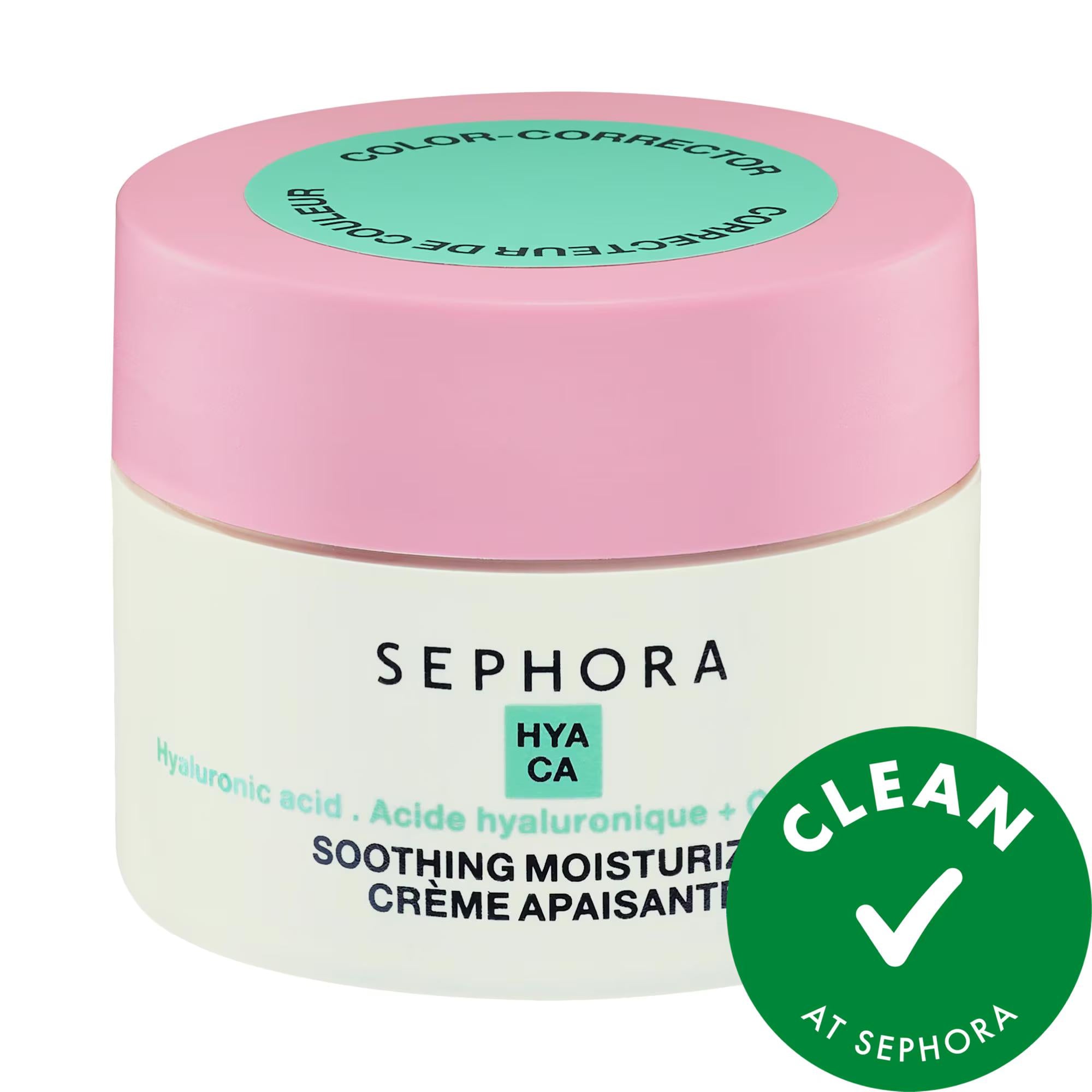 Sephora Collection: Soothing Moisturizer with Hyaluronic Acid - Reduce Redness, Hydrate Dry &amp; Sensitive Skin - Calming Centella Asiatica Face Cream Soothing Hyaluronic Acid Moisturizer - Reduce Redness | Sephora soothing moisturizer, hyaluronic acid moisturizer, redness reducing cream, centella asiatica skincare, hydrating facial moisturizer, color correcting moisturizer, dry skin moisturizer, sensitive skin moisturizer, face cream for redness, eco friendly moisturizer, moisturizer, hyaluronic acid, centell