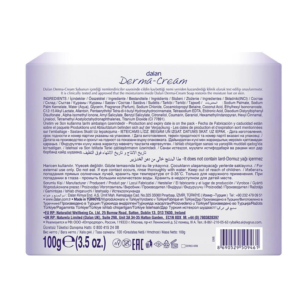 Dalan Derma Cream Moisturizing Bar Soap 100g