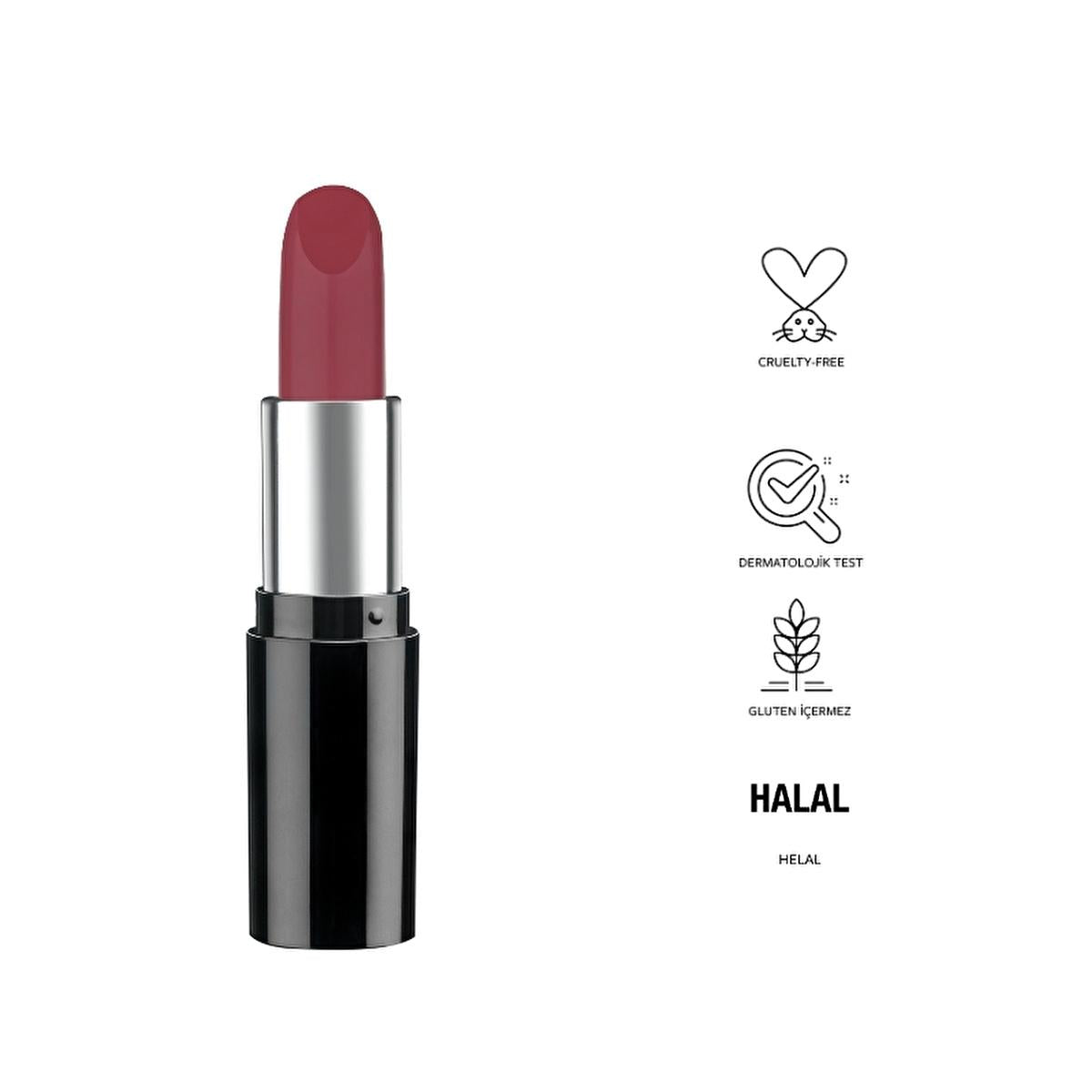 pastel-nude-lipstick-523-open, pastel-nude-lipstick-523-on-lips Pastel Nude Lipstick 523 - Lightweight Moisturizing | 0.15 oz Pastel Nude Lipstick 523 - Light Weight Moisturizing Formula pastel-lipstick, nude-lipstick, moisturizing-lipstick, cruelty-free-cosmetics, lip-makeup, glossy-lips, lightweight-formula, everyday-beauty, ai-generated, halal-cosmetics