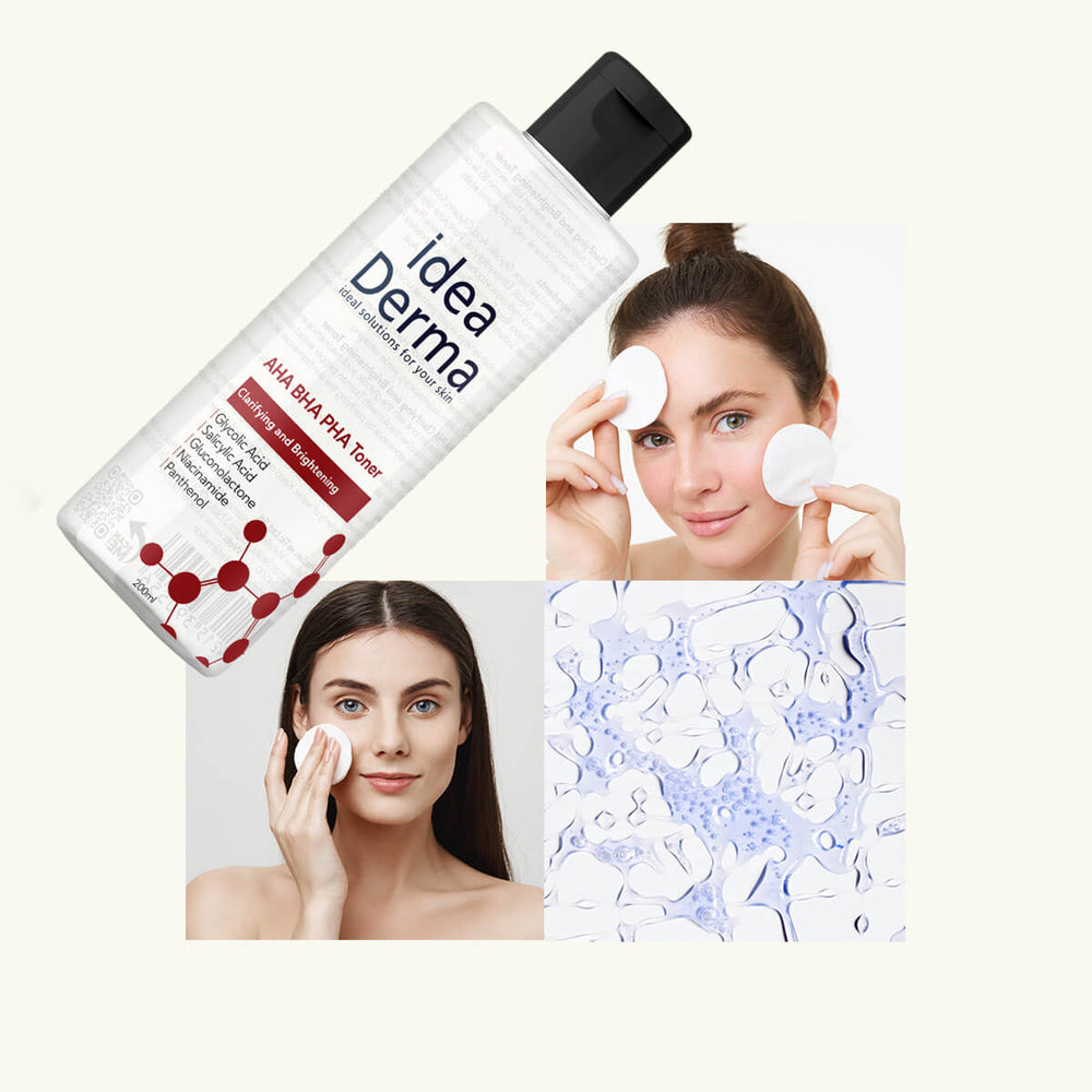 Idea Derma AHA BHA PHA Clarifying & Brightening Toner 200 ml