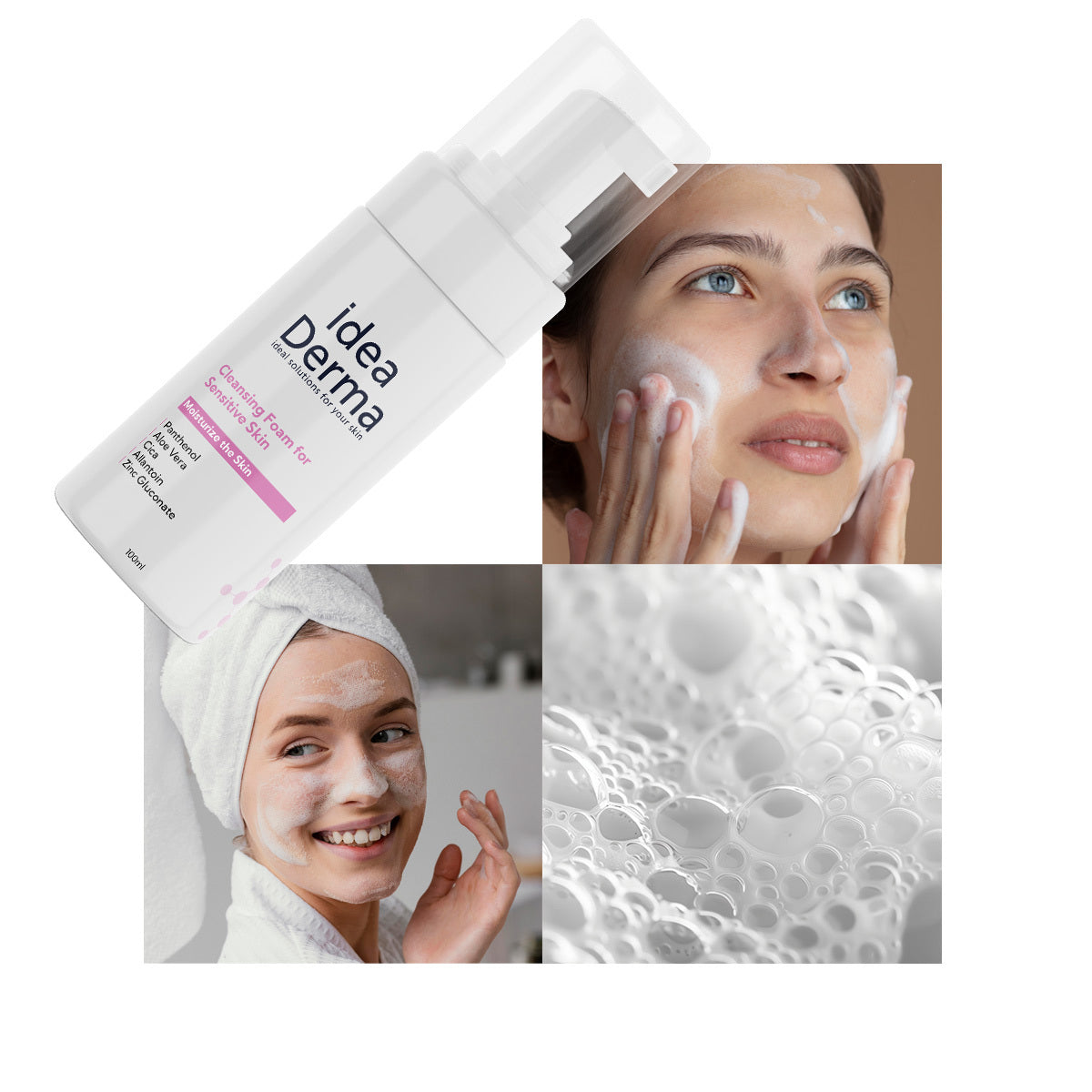 Idea Derma Sensitive Skin Cleansing Foam with Centella 100 ml