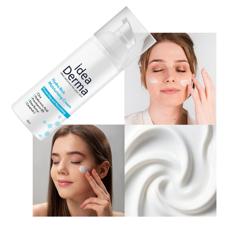 Idea Derma Hydro Rich Moisturising Cream for Dry Skin 50ml