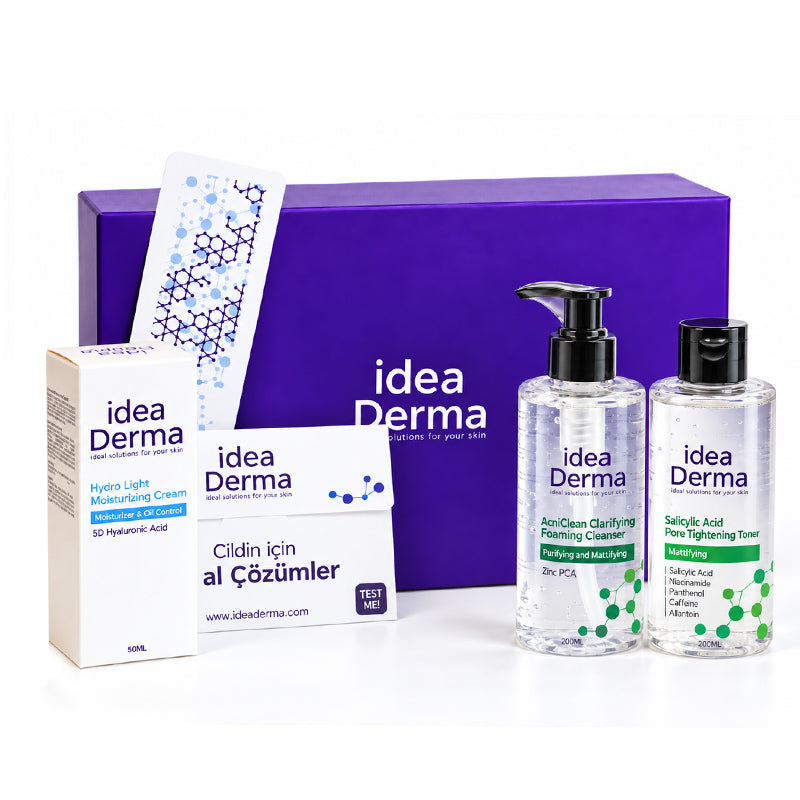 Idea Derma Ideal Oil Control Box - Toner, Moisturizer Set