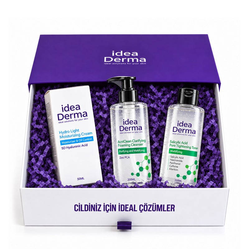 Idea Derma Ideal Oil Control Box - Toner, Moisturizer Set