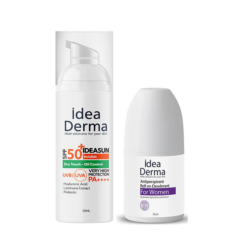 Idea Derma Summer Care Set with SPF 50 Sunscreen & Roll-On