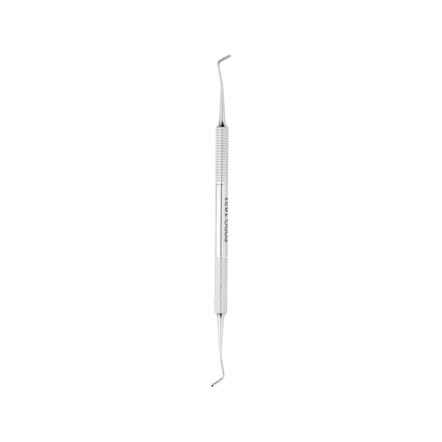 STALEKS Professional Double-Sided Pedicure Curette Type 1 - Precise Foot Care Tool for Beauty Professionals and Personal Use STALEKS Double-Sided Pedicure Curette Type 1 - Precise Foot Care Pedicure curette, Foot care tool, Double-sided curette, STALEKS Podo 10, Type 1 pedicure tool, Beauty professional tools, Personal foot care, Precision pedicure, Stainless steel curette, Professional pedicure tools, At-home pedicure solutions, Foot care for professionals, High-quality pedicure tools