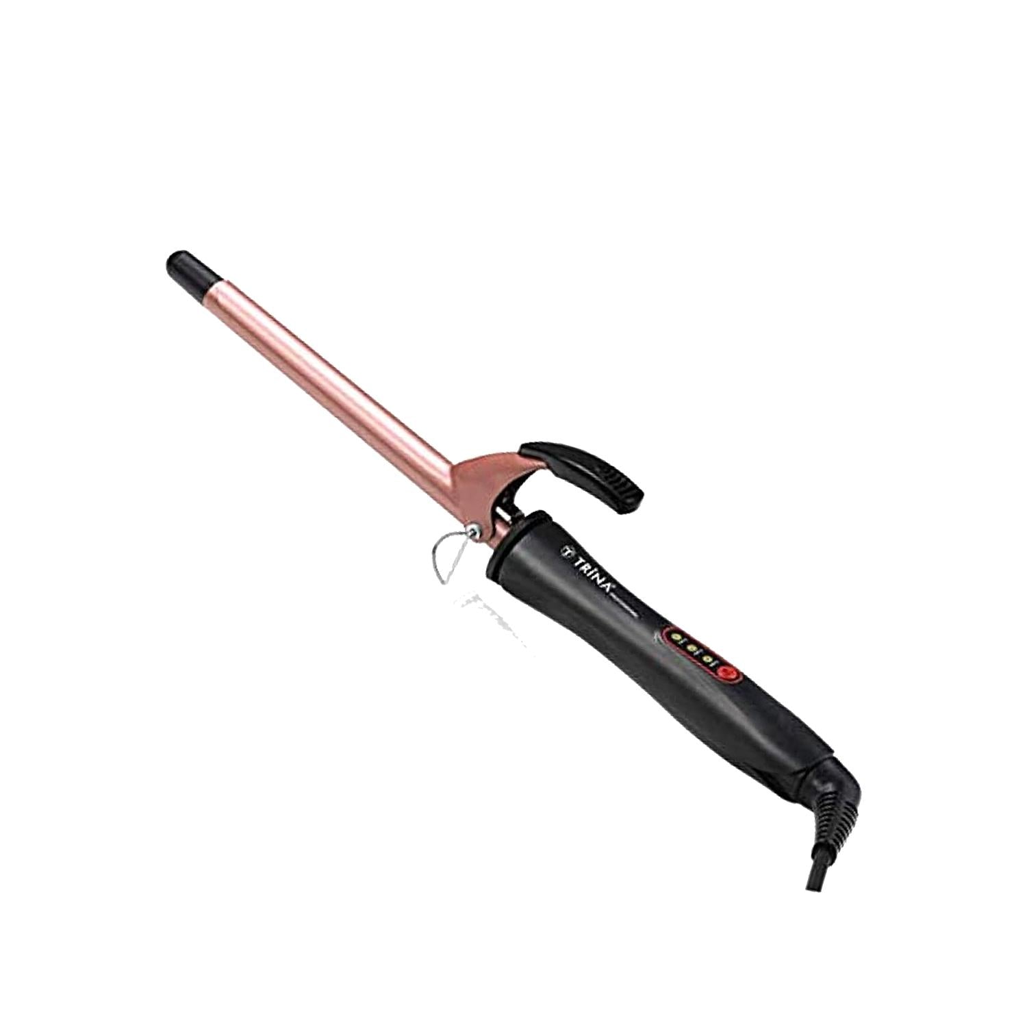 Trina Professional 13 mm Hair Curling Iron - Salon Quality Curls at Home Trina 13 mm Curling Iron - Professional Hair Styling Trina Professional Hair Curler, 13 mm curling iron, professional hair styling tools, hair curling appliance, salon quality curls, hair styling, curling iron, Trina brand, professional grade, adjustable temperature, hair care, styling tools