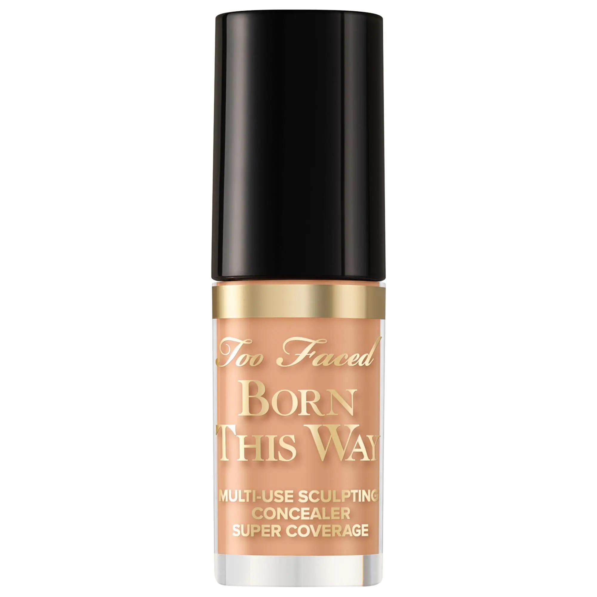 Too Faced Born This Way Mini Concealer: Full Coverage, Hydrating, Vegan, Multi-Use - Natural Finish, Long-Wearing - Conceal, Contour, Highlight, Retouch Too Faced Born This Way Concealer: Full Coverage, Vegan full coverage concealer, vegan concealer, cruelty-free concealer, multi-use concealer, hydrating concealer, long-wearing concealer, natural finish concealer, contour concealer, highlight concealer, Born This Way Concealer, concealer, makeup, full coverage makeup, vegan makeup, cruelty-free makeup, hydr