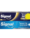 Signal White Now: 3X Whitening Toothpaste - Extra Fresh & Gold - Stain Removal, Fluoride Protection - Fresh Breath, Confident Smile Signal White Now: 3X Whitening Toothpaste for a Brighter Smile teeth whitening toothpaste, whitening toothpaste, fresh breath toothpaste, fluoride toothpaste, signal toothpaste, white now toothpaste, teeth stain remover, oral hygiene, dental care, extra fresh toothpaste, toothpaste, teeth whitening, fresh breath, fluoride protection, stain removal, oral care, dental hygiene, co