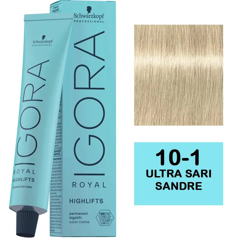 Igora Royal Highlifts 10-1 Ultra Blonde Cendre Hair Color 60ml