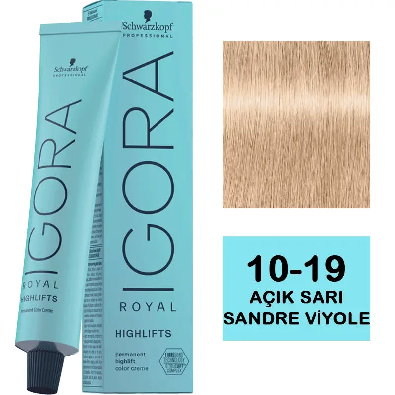 Igora Royal Highlifts Color Creme 10-19 Cool Violet Blonde 60ml