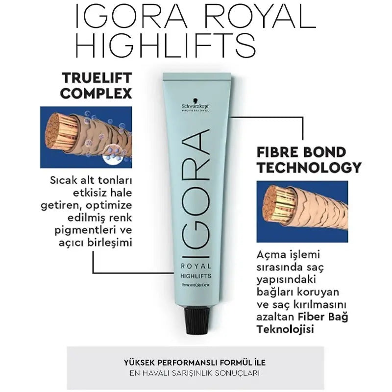 Igora Royal Highlifts Color Creme 10-19 Cool Violet Blonde 60ml