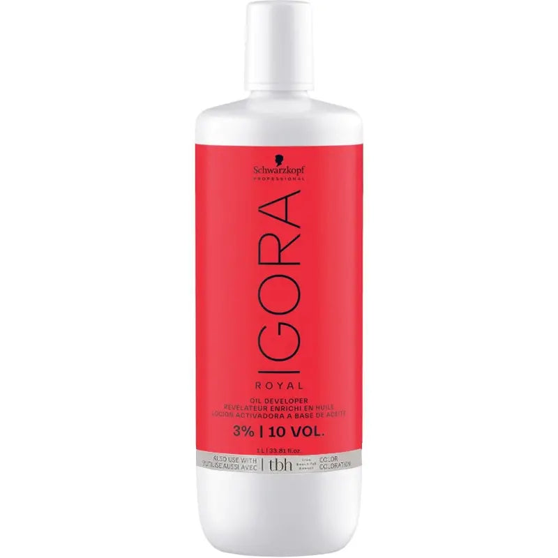 Igora Royal Oil Developer 3% 10 Volume Oxidizing Cream 1000ml