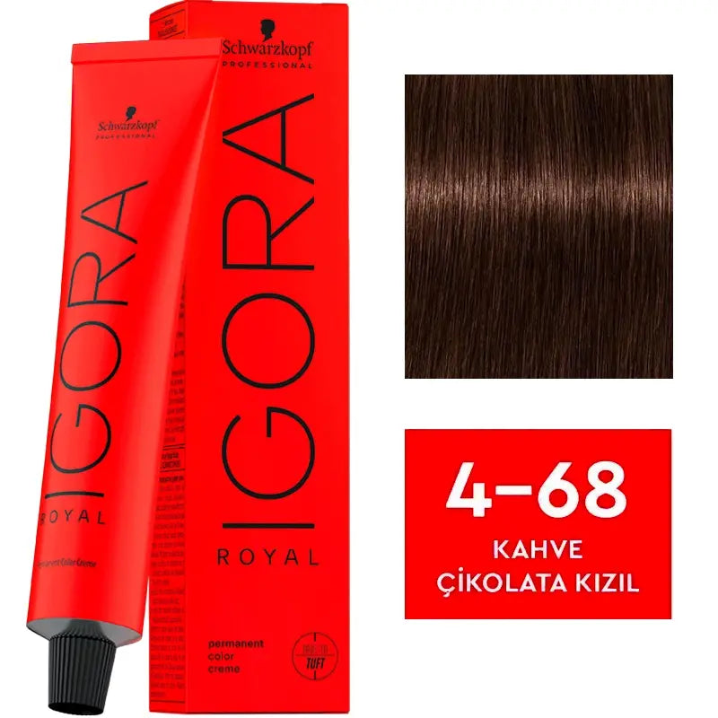 Igora Royal Permanent Color Creme 4-68 Chocolate Red 60ml