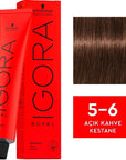 Igora Royal Permanent Color Creme 5-6 Light Brown Auburn 60ml