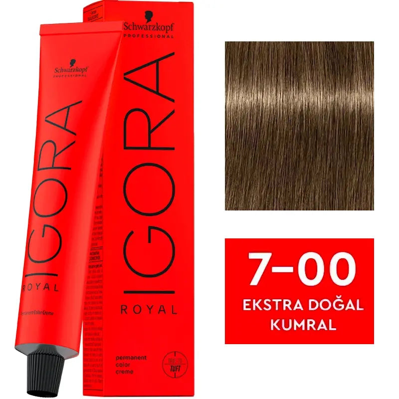 Igora Royal Permanent Color Creme 7-00 Extra Natural Medium Blonde 60ml