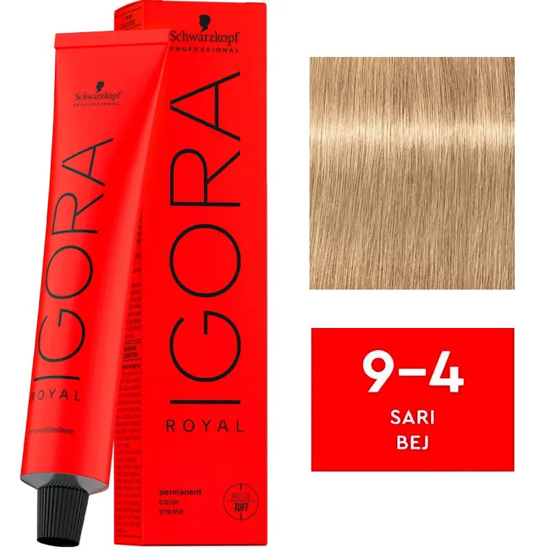 Igora Royal Permanent Color Creme 9-4 Beige Blonde 60ml