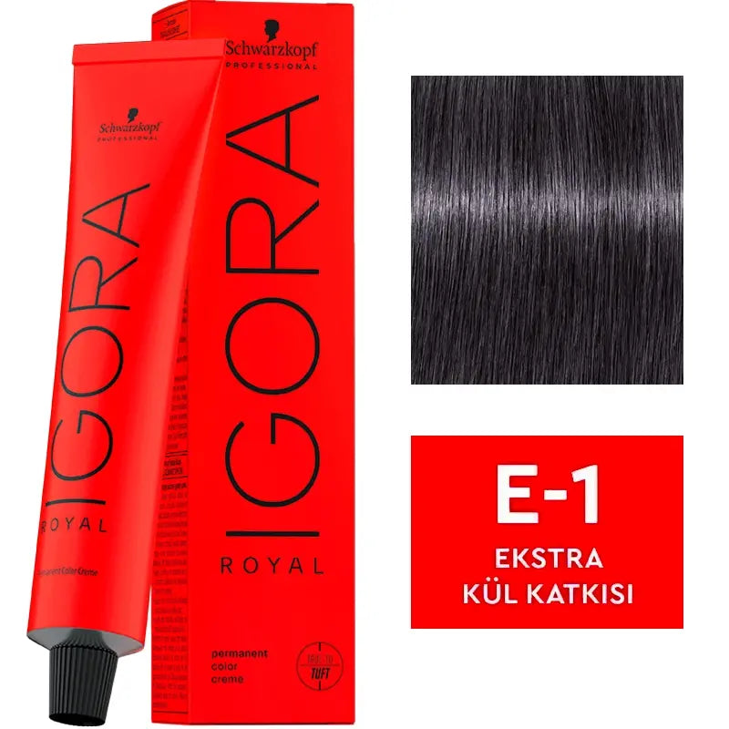 Igora Royal Permanent Color Creme E-1 Extra Ash Additive 60ml