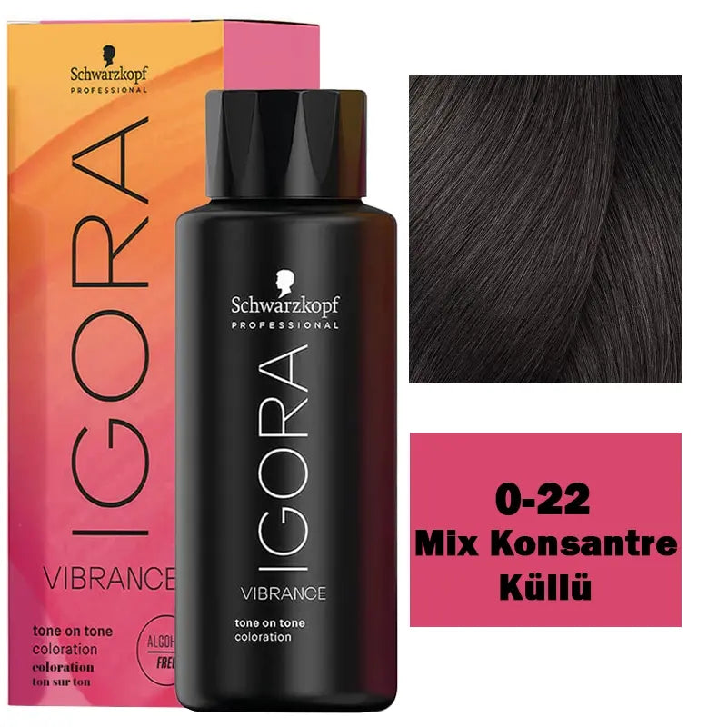 Igora Vibrance Tone On Tone Coloration 0-22 Ash Mix 60ml