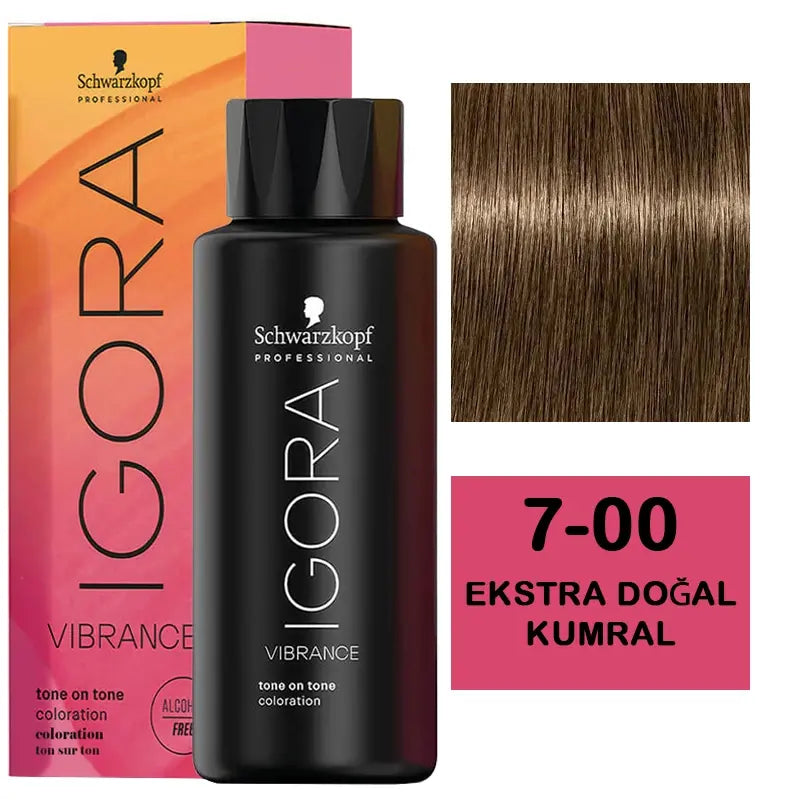 Igora Vibrance Tone On Tone Hair Color 7-00 Extra Natural Blonde 60ml