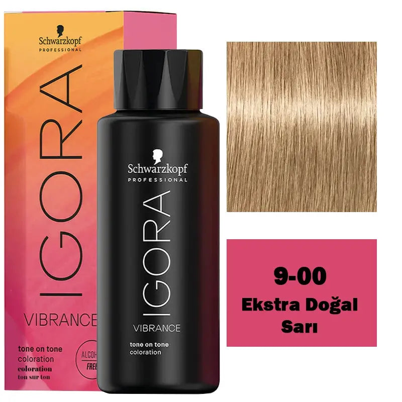 Igora Vibrance Tone On Tone Hair Color 9-00 Extra Natural Blonde 60ml