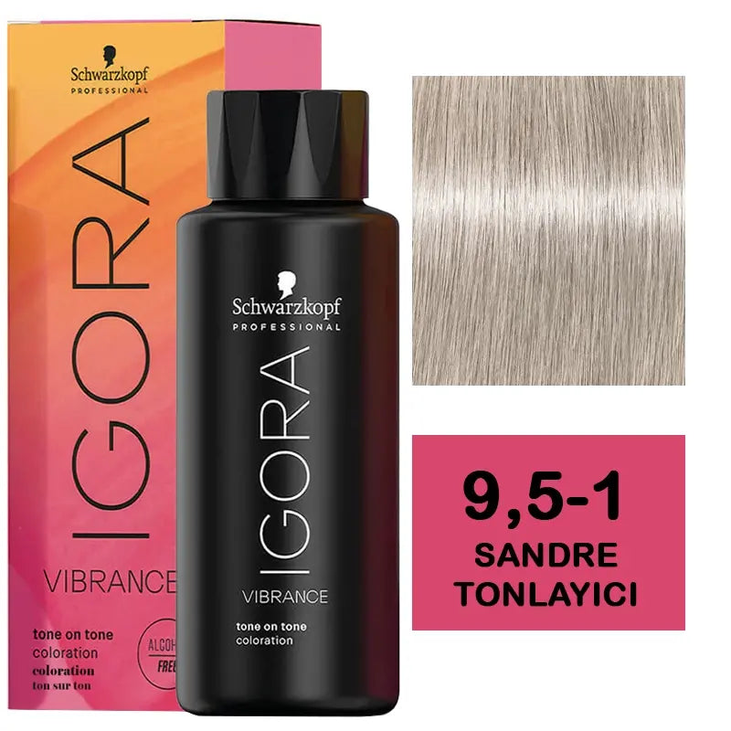 Igora Vibrance Tone On Tone Hair Color 9.5-1 Sandre 60ml