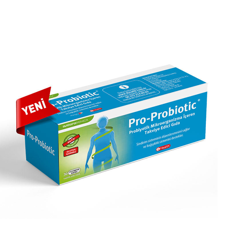 iHealth Pro Probiotic Supplement - 30 Capsules, Gluten-Free, Supports Digestive Health