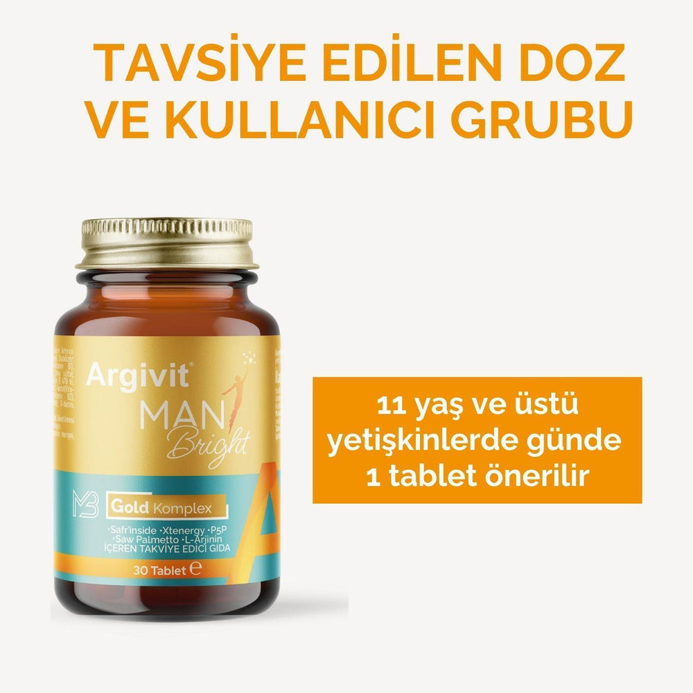 Argivit Men's Health Supplement - Stress Management, Energy & Hair Loss Prevention for Adult Men - view 4