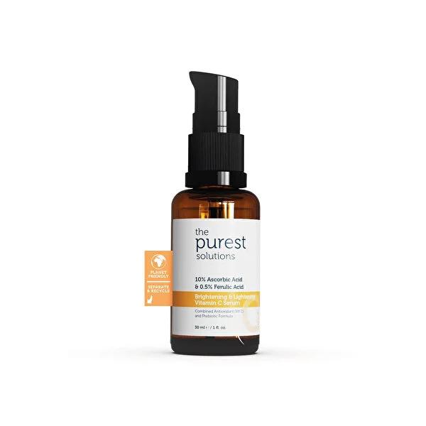 The Purest Solutions Vitamin C Serum: 10% Ascorbic + Ferulic Acid - Brighten, Rejuvenate, & Fight Aging for Radiant Skin The Purest Solutions Vitamin C Serum: Brighten & Rejuvenate Vitamin C Serum, Ascorbic Acid Serum, Ferulic Acid Serum, Skin Brightening Serum, Anti-Aging Serum, Skin Rejuvenation, Uneven Skin Tone Treatment, Dull Skin Solution, Vitamin C, Ascorbic Acid, Ferulic Acid, Skin Brightening, Anti-Aging, Skin Rejuvenation, Uneven Skin Tone, Dull Skin, Serum, Skin Care, Facial Serum, Antioxidant, P