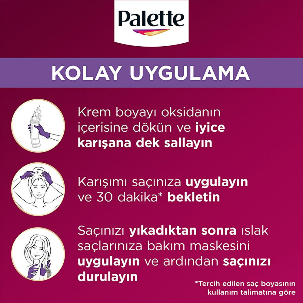 Palette Deluxe Hair Dye - Long-Lasting Nourishing Küllü Açık Sarı Color by Palette - view 3