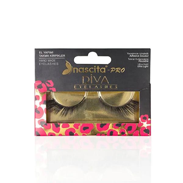 Nascita Diva Series False Eyelashes - Handmade 3D Black Eyelash Extensions for Enhanced Eye Makeup Nascita Diva Series False Eyelashes - 3D Black Eyelash Extensions false eyelashes, eyelash extensions, diva series eyelashes, 3D eyelashes, handmade eyelashes, black eyelashes, cosmetic eyelashes, beauty products, eye makeup enhancers, premium cosmetics, beauty essentials, makeup accessories, dramatic lashes, voluminous lashes