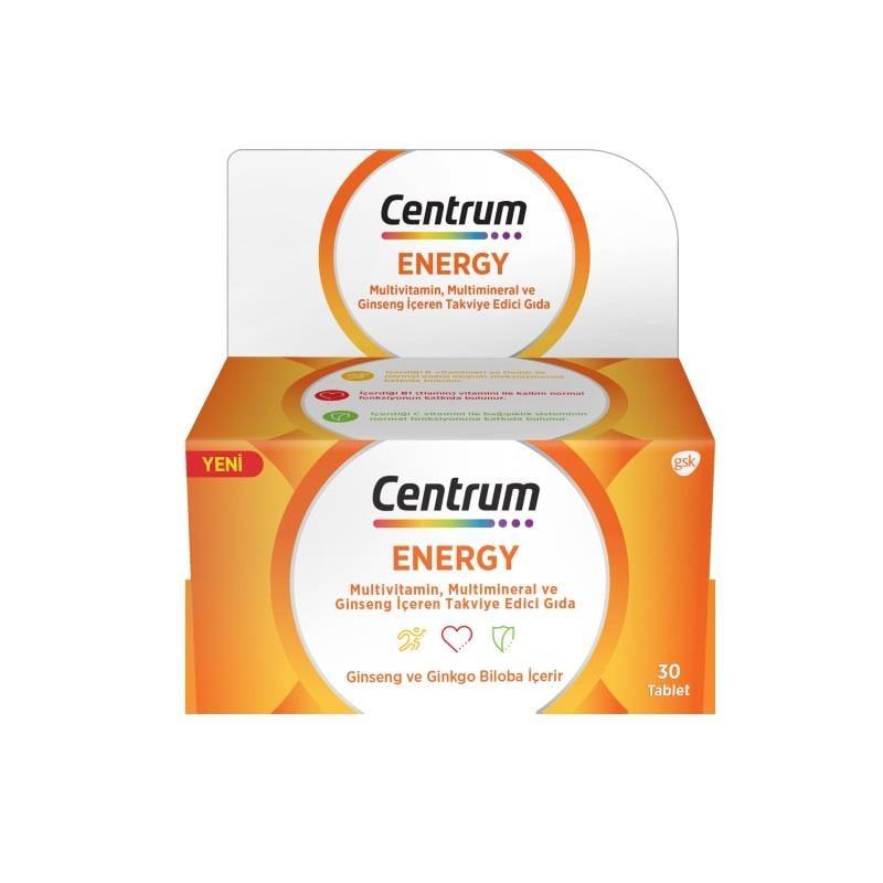 Centrum Energy Multivitamin Supplement with Ginkgo Biloba and Ginseng for Adults - 30 Tablets Centrum Energy Multivitamin Supplement - Boost Energy & Cognitive Function multivitamin supplement, Centrum Energy, Ginkgo Biloba, Ginseng, dietary supplement for adults, energy and vitality, overall health and wellness, health-conscious adults, cognitive support, energy boost, nutritional supplement, vitamin and mineral blend, tablet form, convenient health supplement