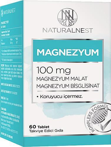 Naturalnest Magnesium Supplement 100mg - 60 Tablets | Magnesium Malate & Bisglycinate for Optimal Health - image 3