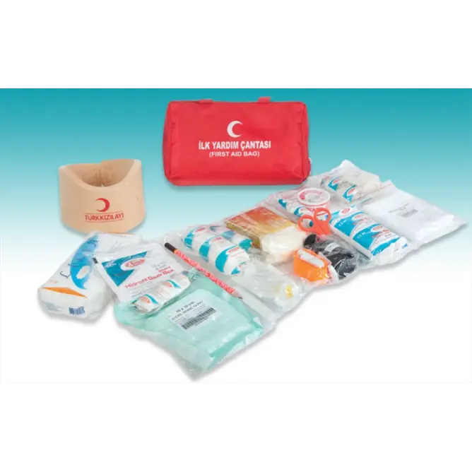 Generic First Aid Kit with 15 Essential Emergency Supplies