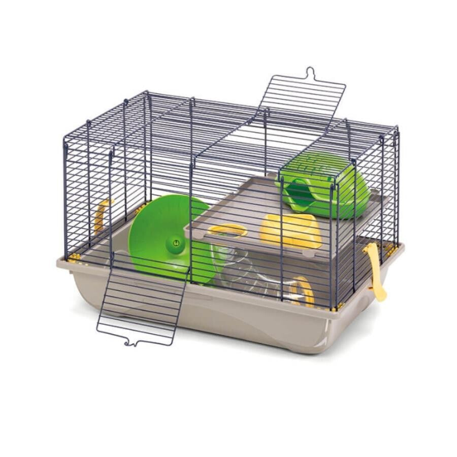 Imac Criceti 9 Brown Hamster Cage with Accessories 45x30.5x29 cm