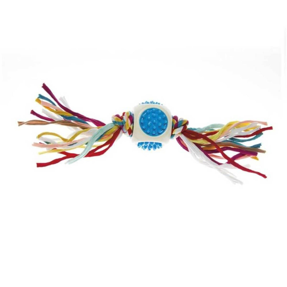 Imac Dental Rubber Ball with Rope Dog Toy for Oral Health 23cm