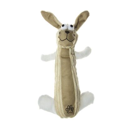 Imac Fabric Rabbit Squeaky Dog Toy for Playtime 30 cm