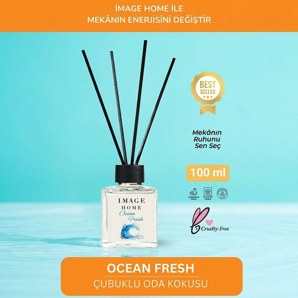 Image Home Ocean Fresh Reed Diffuser Refreshing Room Scent 100 ml