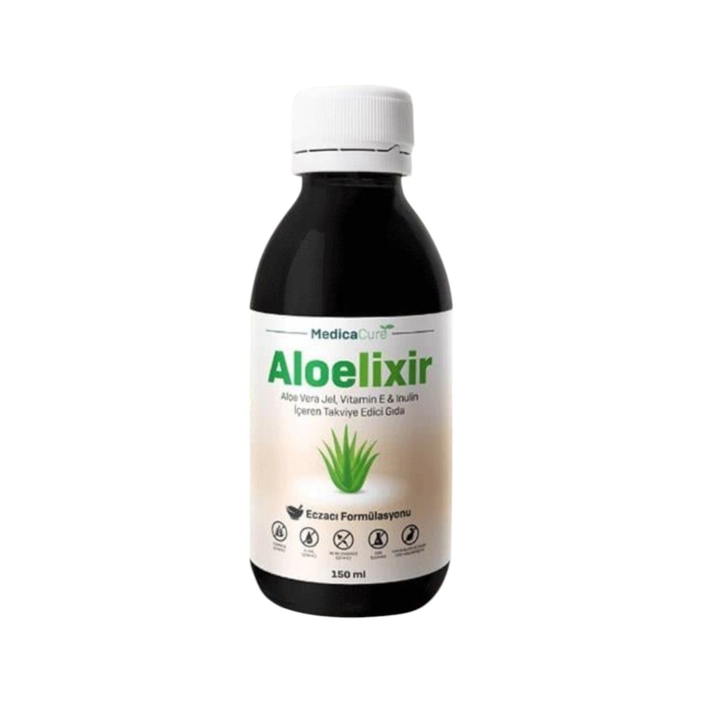 Medicacure Aloelixir Aloe Vera Liquid Supplement 150 ml